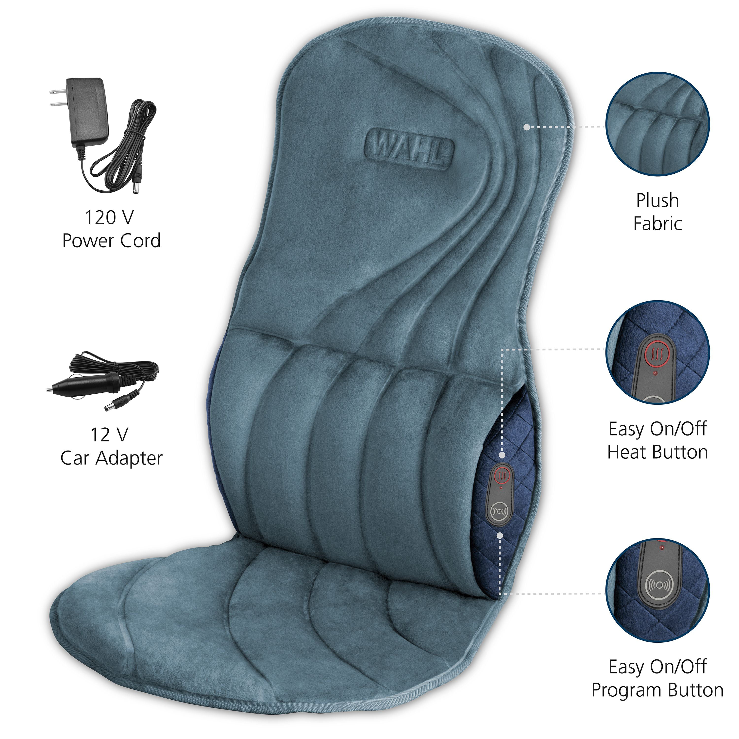 Walbest 12V Car Electric Massage Cushion Lumbar Massage, Car Seat Back  Support Waist Cushion, Lumbar Relaxation Devices, Car Waist Pad Pillows for Driver  Car Cushion Relieve Body, Microfiber Leather 