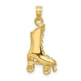thumbnail image 4 of 14K 3-D Roller Skate Charm K8729, 4 of 4