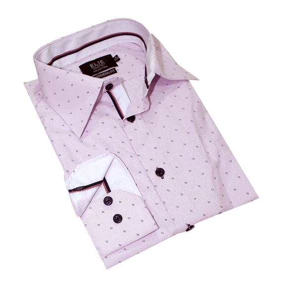 Italy Design Men's Casual Slim Fit Dress Shirt CEBSH301M