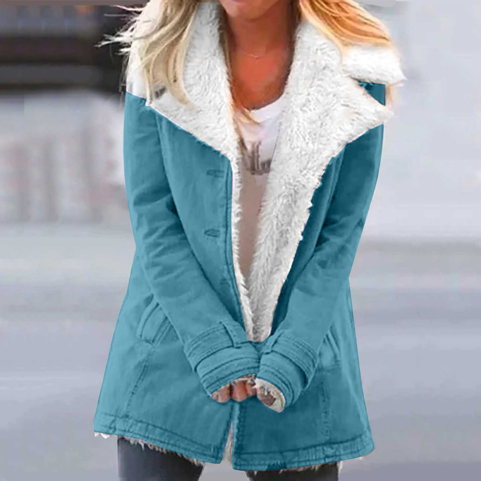 All about eve navigator shearling jacket discount