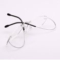 thumbnail image 4 of Agstum Flexible Optical Hingeless Gold Eyeglasses Titanium Rimless Glasses Frames for Men Women, 4 of 5