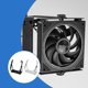 thumbnail image 1 of 2 soportes externos para ventiladores de PC, soporte de montaje para ventiladores, robusto y compacto, pivotante de 360 ​​grados, soporte premium para, 1 of 8