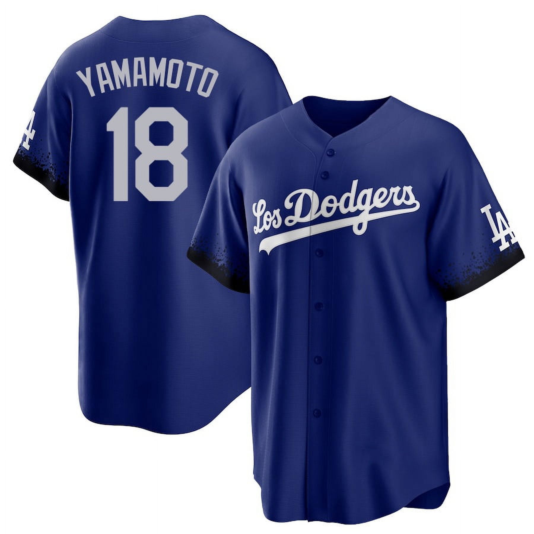 Men's Sport T-Shirt Yoshinobu Yamamoto #18 Cream City Connect Los