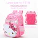 thumbnail image 3 of Mochilas escolares que protegen la columna vertebral y reducen la carga para estudiantes de primaria de Hello Kitty Mochila escolar para niñas de jardín de infantes Bolso de hombro rosa, 3 of 5
