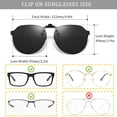 thumbnail image 2 of Gafas de Sol Clip On Retro Redondas FRAZALA UV400 para Hombre y Mujer, 2 of 7
