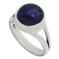 thumbnail image 3 of Natural Lapis Lazuli - Afghanistan 925 Sterling Silver Ring s.7 Jewelry R-1002 SDR250723, 3 of 5