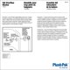 thumbnail image 2 of Arandela de goma con clip para desagüe y rebosadero Plumb Pak, 2 of 3