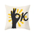 thumbnail image 1 of PENGXIANG Leaf Pattern Printing Square Pillow Case Home Bed Sofa Supplies Cushion Cover, 1 of 12