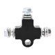thumbnail image 2 of Conector en T de 3 vías para manguera de tubo de acero universal para modificación de motocicletas y vehículos todo terreno, color negro, 2 of 15