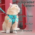 thumbnail image 4 of Tikeitoo Cat Harness and Leash for Walking Soft Cat Harness Escape Proof, Adjustable Kitten Harness Cat Leash Reflective Strips Jacket, Breathable Cat Vest Harness Set for Kitten Easy to Wear, 4 of 8