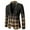 Yellow, variant on QUNYINEY Gradient Mens Jacket White Long Sleeve Blazer Sport Coat Plaid One Button Slim Outerwear Jackets