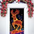 thumbnail image 1 of Decoraciones navideñas de NYlon, puerta fluorescente navideña, cubierta de puerta, fondo, adornos navideños, decoraciones navideñas para exteriores, decoraciones navideñas, decoración navideña, 1 of 6