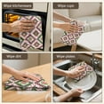 thumbnail image 5 of 2 Pcs Pioneer Flower Floral Print Pattern Kitchen Towels, Funny Microfiber Dish Towel Set, 18" X 26" Tea Towels, 5 of 6