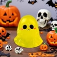 thumbnail image 2 of 5Pcs Halloween Luminous Mini Ghosts Figures 5 Colors Glow in The Dark Miniature Resin Ghost Figurines to Hide Bulk Tiny Small Statue for Halloween Party Favors Micro Garden Dollhouse Decorations, 2 of 5