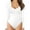D139/White, variant on Afdoent Womens Onesies Pajamas Women Solid Color Square Neck Long Sleeve Button Slim Bodysuit Jumpsuits Comfortable