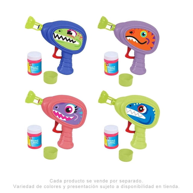 Lanzador de Burbujas Play Day Dinosaurios con Botella de Solución Varios Modelos 1 Pieza