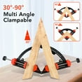 thumbnail image 3 of Fast Adjustable Corner Clamp, TPR Protective Pad Clear Scale Multi Angle Corner Clamp 90 Right Angle Fixing Quick Locking Multifunctional  for DIY, 3 of 7