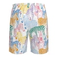 thumbnail image 6 of Naloa Zebra Colourful Men's Beach Shorts, Surfing shorts, Swim trunks, Quick Dry Swim Trunks for Surfing Beach Fun - XX-Large, 6 of 9