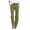 Army Green, variant on Gunia Linen Cotton Pants Women High Waisted Solid Straight Pants Waist Long Casual Elastic Drawstring Pants With Pockets Summer Pants