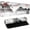 Ink Painting Cherry Blossom, variant on Sea Wave Large Gaming Mouse Pad Desk Pad with Stitched Edge 31.5''x11.8'' Mousepad Computer Keyboard Pad Non-Slip Rubber Base Desk Mat for Game,Work,Study