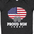 thumbnail image 4 of Inktastic Military Proud Son US Flag Boys or Girls Baby Bodysuit, 4 of 5