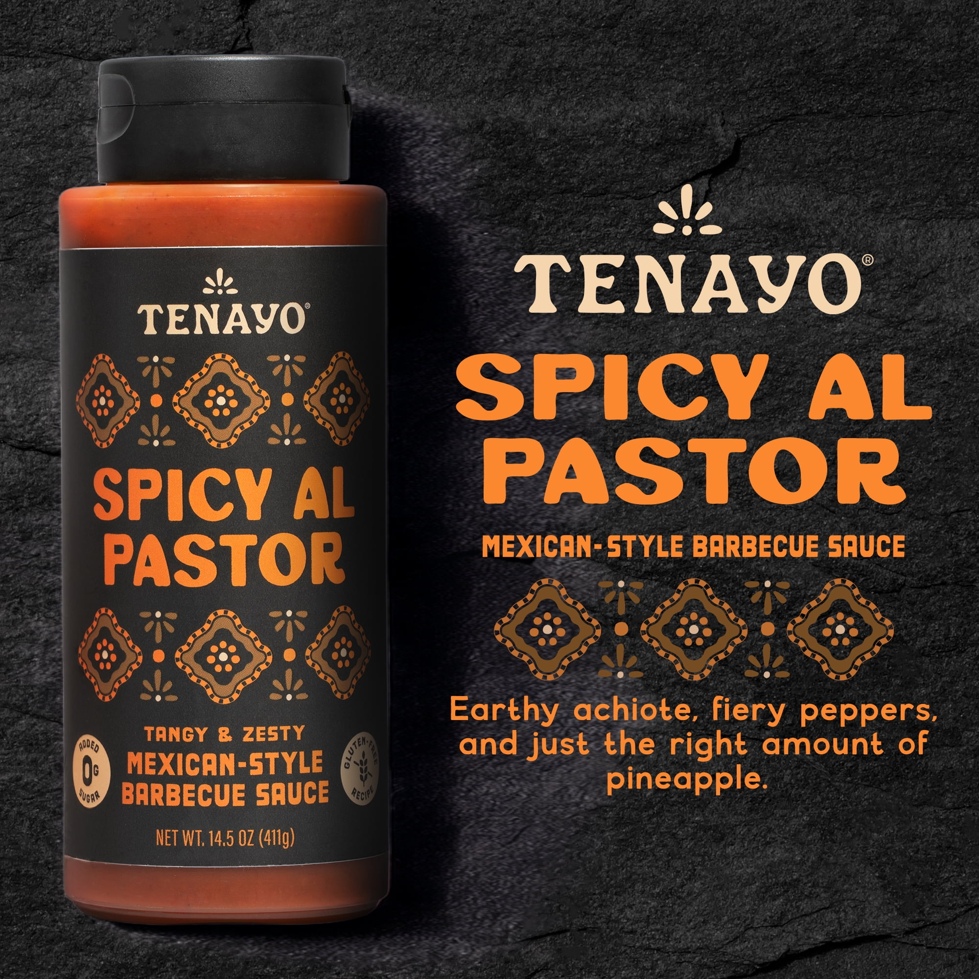 Tenayo Spicy Al Pastor Mexican-Style Barbecue Sauce, 14.5 oz