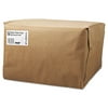 General 1/6 BBL Paper Grocery Bag, 52lb Kraft, Standard 12 x 7 x 17, 500 bags