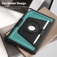 thumbnail image 6 of FJLBDE Case for iPad 9th 8th 7th Gen 10.2 inch 2021 2020 2019, 360 Rotating Stand iPad Protective Case Cover with Auto Wake/Sleep, Green, 6 of 7