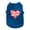 Blue, variant on Cheers.US Dog Shirts Love Mom Dad Print Clothes Doggy Slogan Costume Cute Heart Vest for Small Dogs Puppy T-ShirtPet T-shirt Round