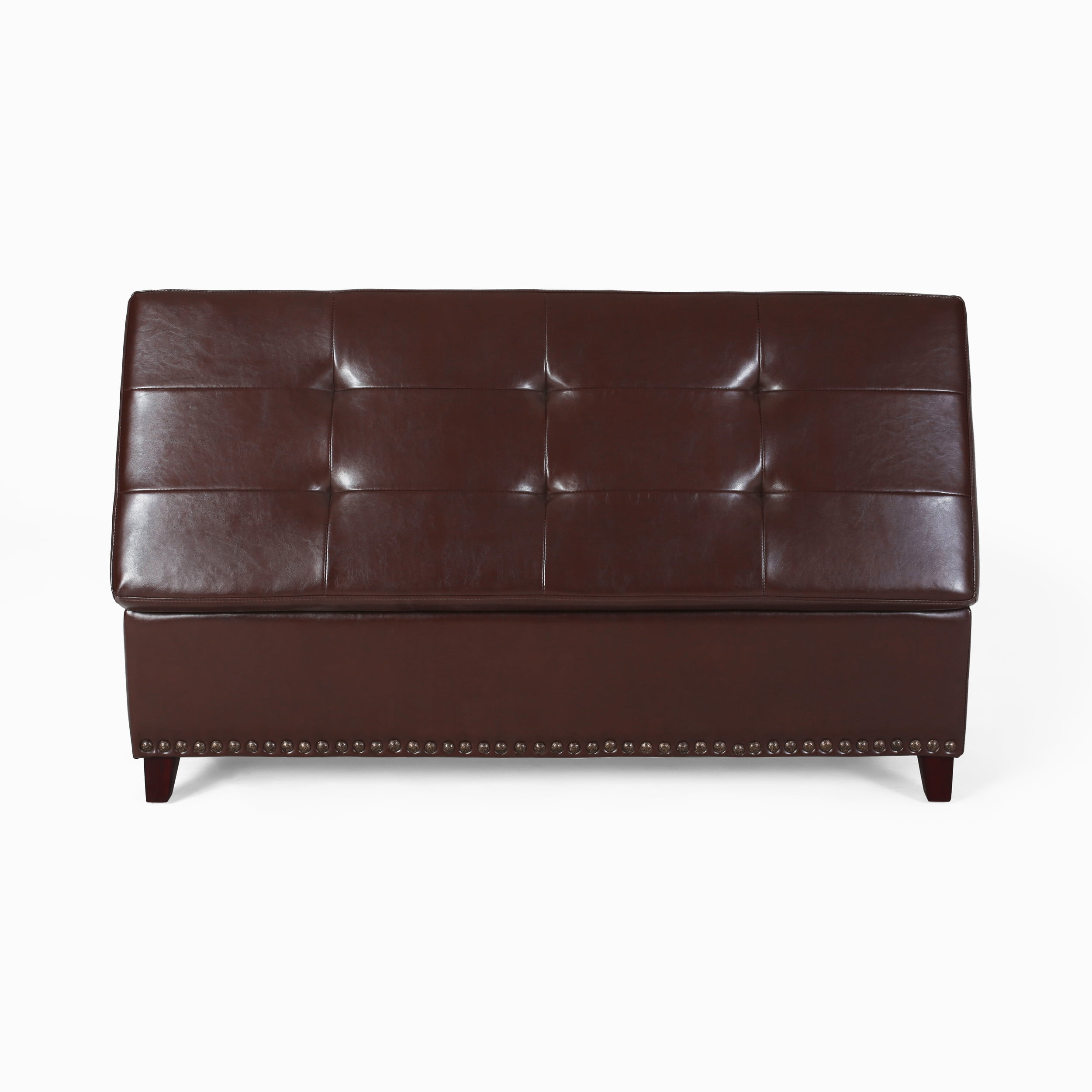 Noble House Mitchell Lift Top Ottoman, Brown