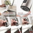 thumbnail image 5 of Commercial Stainless Steel Kitchen Sink Faucet Pull Down Sprayer Spring Mixer Brushed Nickel, 5 of 9