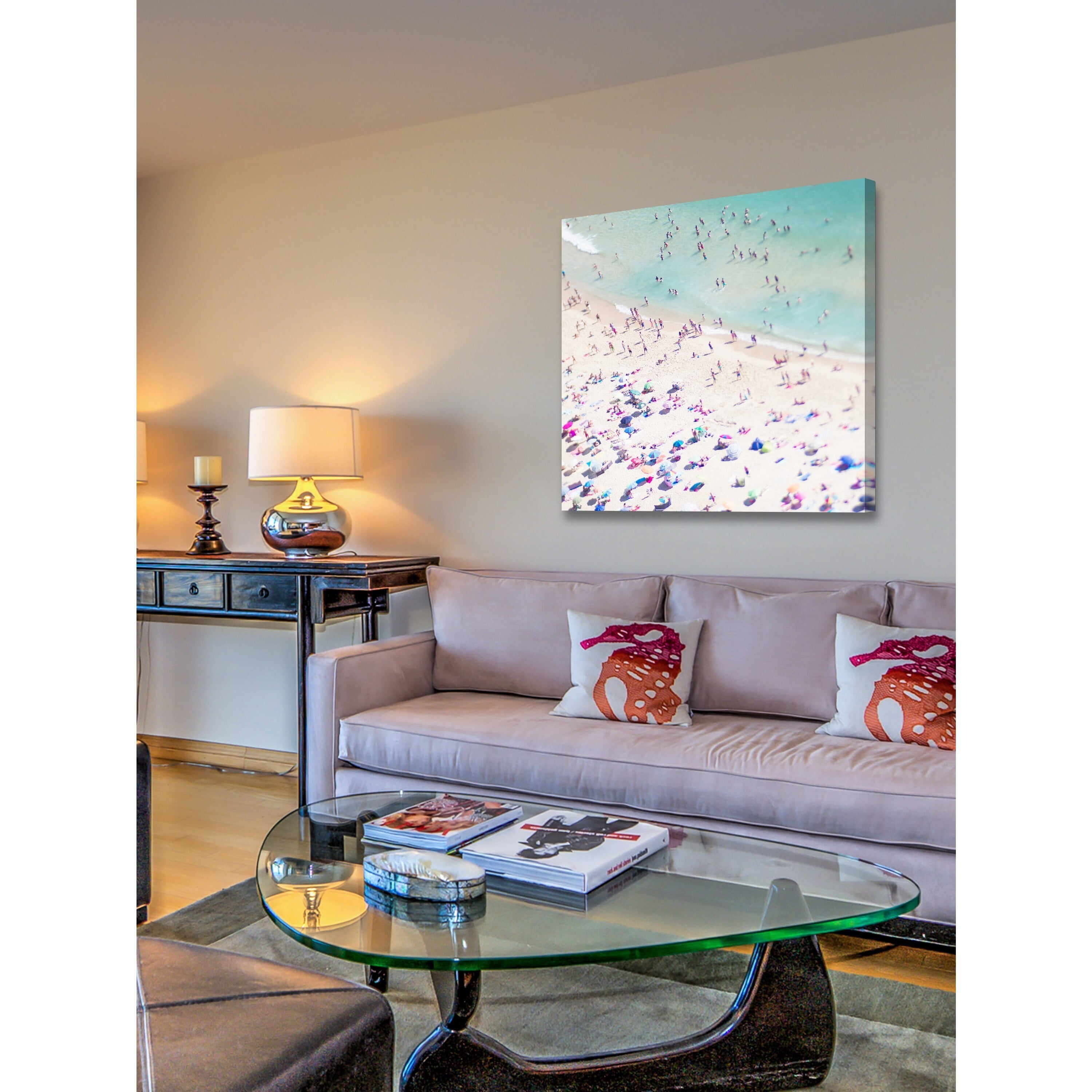 "Beach Love II" Painting Print on Wrapped Canvas