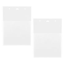 GOOHOCHY 2pcs Wall File Holder Transparent Document Hanging Pocket Documents Magazines Organizer Wall File Organizer Magazine Storage
