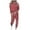 Red, variant on QQAMB Jogging Suits for Women Long Sleeve Crewneck Pullover with Track Pant 2 Piece Lounge Set Sweatsuit Travel Outfits