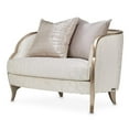 thumbnail image 5 of Michael Amini Malibu Crest Chair and Half - Cloud White/Chardonnay, 5 of 9