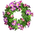 thumbnail image 2 of St Patrick’s Day Green Wreath 14.2 In, Artificial Shamrock Door Or Wall Decor For Indoor Outdoor Use, Gold Accent, Fade Resistant, Seasonal Entryway Highlight, Gift Ready, Easy Hang, 2 of 6