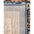 thumbnail image 7 of Unique Loom Utopia Collection Area Rug - Antheia (2' x 6' 1" Runner Light Blue/Burgundy), 7 of 7