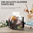 thumbnail image 4 of Cute Various Birds Tissue Box Cover Leather Square Rectangle Tissue Box Holder for Bathroom Living Room Desk Office Decor, 4 of 7