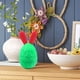 thumbnail image 4 of Adorno de conejito estampado | Decoración de Pascua con diseño de conejito y huevo | Decoración de plástico para mesa o estante | 6,7 x 3,5 pulgadas, 4 of 6