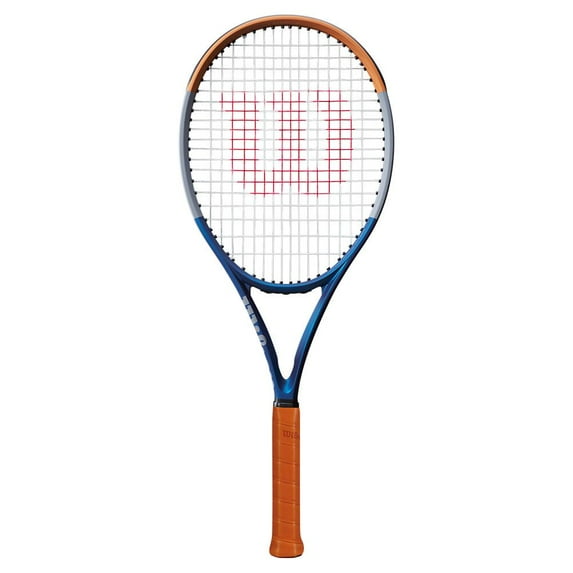 Wilson Roland Garros Clash 100 Tennis Racquet ( 4_1/4 Blue, Grey, Orange )