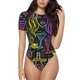 thumbnail image 1 of Fotbe Neon Bar Drinks Body de Mujer con Cuello Redondo y Mangas Cortas, Sin Mangas Ajustado, Suave, Cómodo y Básico-X-Large, 1 of 7
