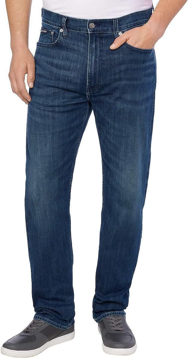 calvin klein men's slim straight jeans