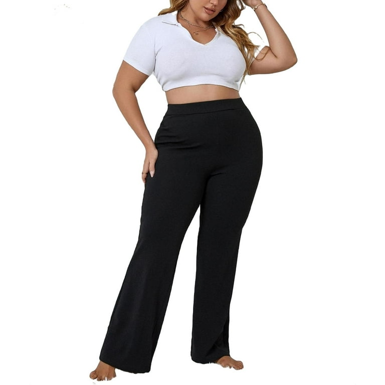 Plus size flare leg pants deals