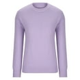 thumbnail image 4 of IROINNID Reduced Womens Sweater Round Neckline Pullover Sweater Solid Color Comfy Mid-Length Long Sleeve Sweater Knitted Sweater Tops, 4 of 6