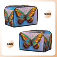 Kdxio Oil Painting Beautiful Butterfly Print Toaster Cover Bread