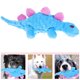 thumbnail image 5 of Juguete de peluche chirriante para perros con forma de dinosaurio, juguete interactivo para mascotas, 5 of 6