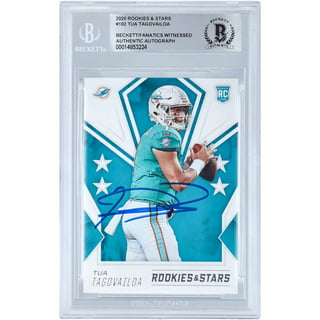 Tua Tagovailoa Miami Dolphins 2020 Panini Absolute Orange Ink #194 Beckett  Fanatics Witnessed Authenticated Rookie Card with 2020 #5 Pick Inscription