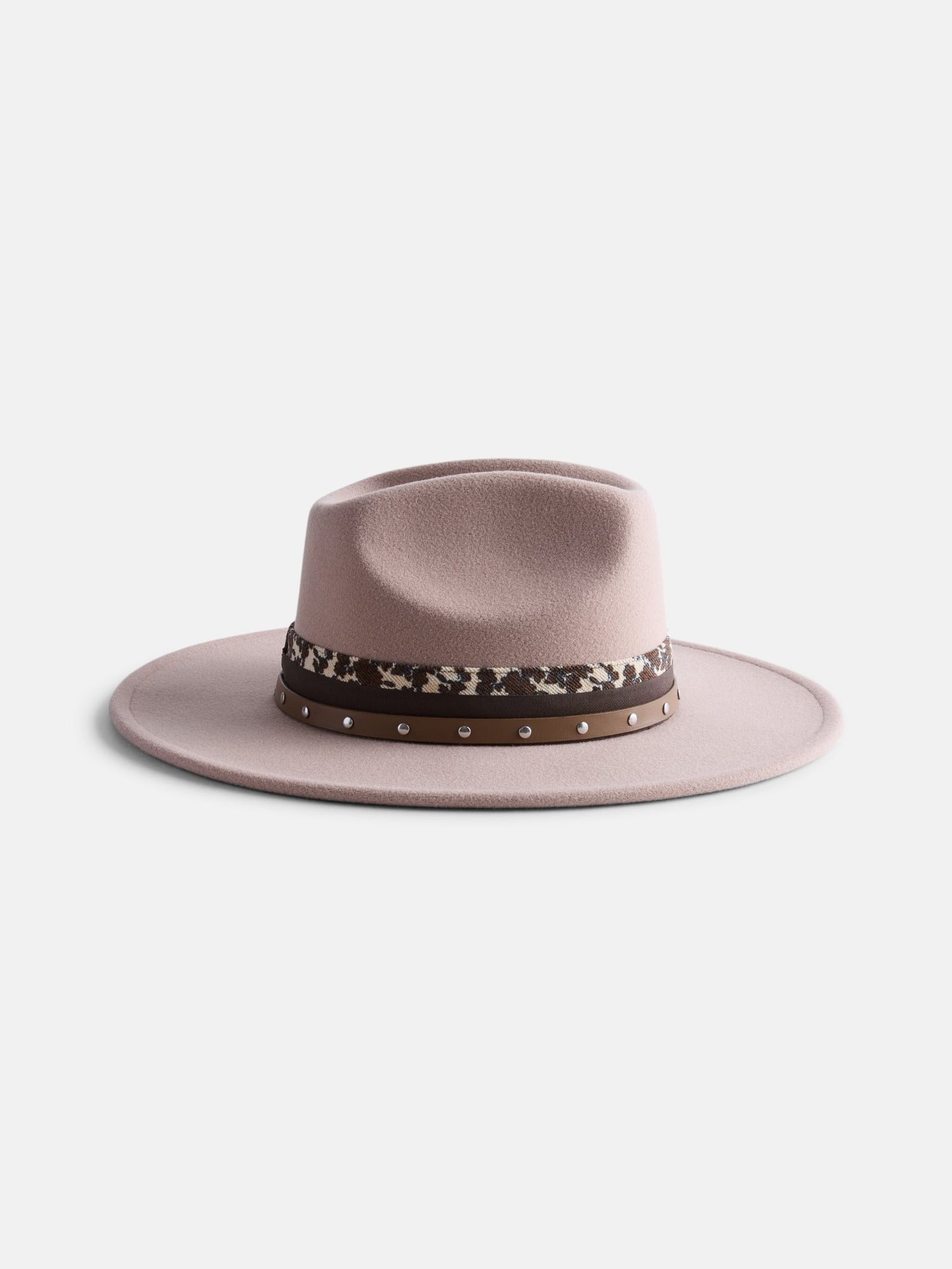 Scenario Women's Cattleman Fedora Hat, Deep Taupe