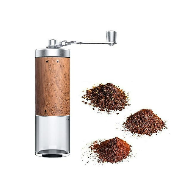 Manual Coffee Grinder With Adjustable Settings Brushed Stainless Steel Coffee Grinders Walmart.ca