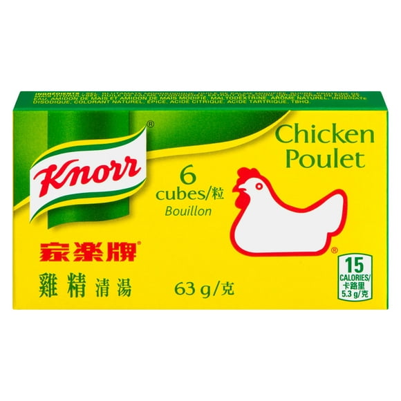Bouillon de poulet en cubes Knorr d'Unilever 63 g, 6 cubes
